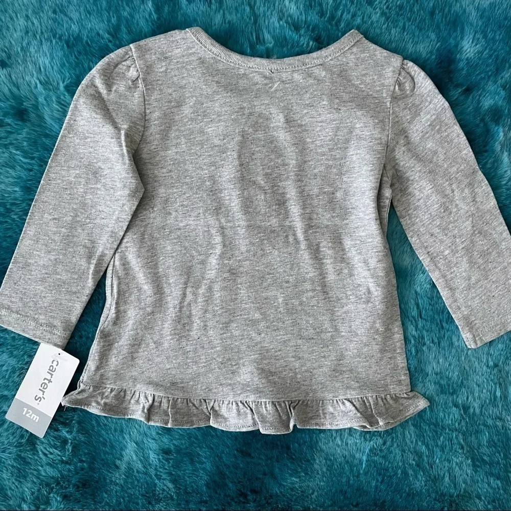 Carter’s Toddler Girl Long Sleeve T-Shirt Size 12 Months